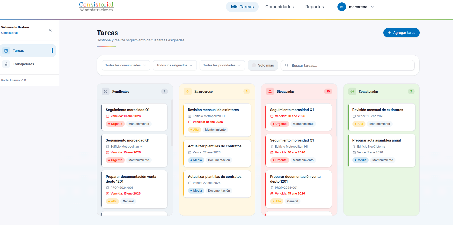 Consistorial Portal — captura 03